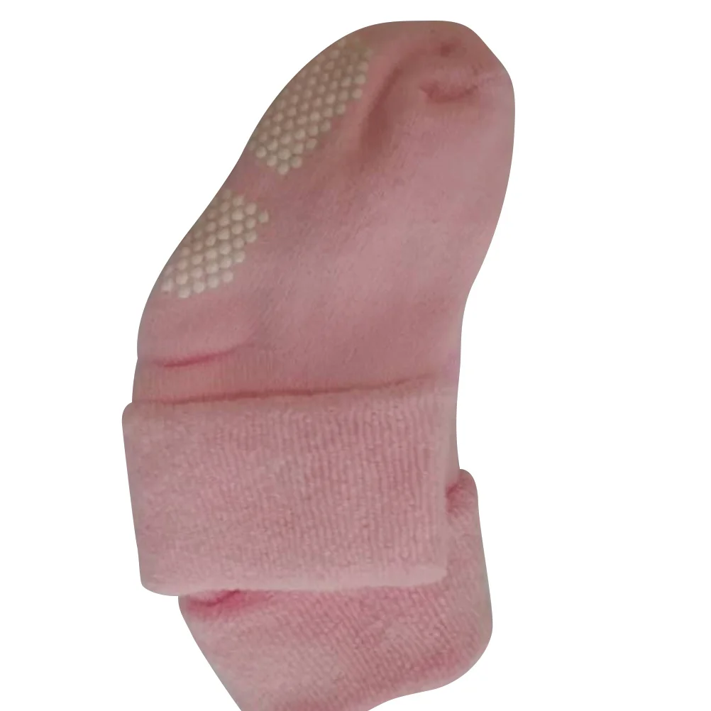 

Baby Socks for Boys and Girls Autumn Winter Newborn Cotton Thickened Loose Mouth Socks Size M 1-3 Years Yellow Comfortable