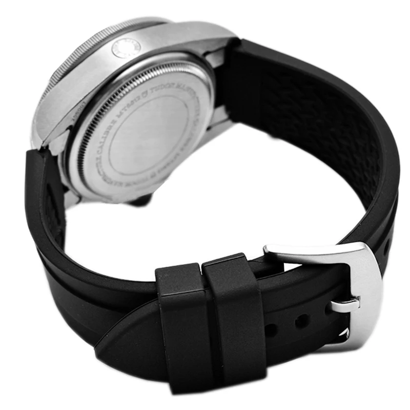 For Tudor Pelago Omahawk 25600 25500 Series Didger Silicone Watch Strap Rubber Watch band Men\'s wristband bracelet 22mm Convex