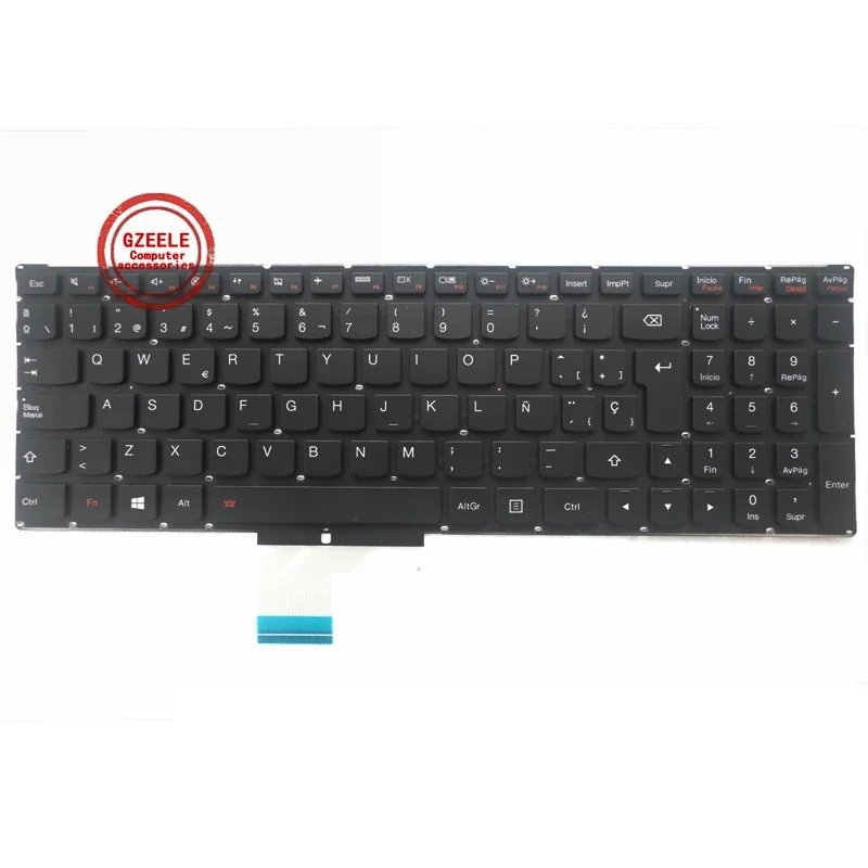 Klawiatura podświetlana RU/KR/US do laptopa Lenovo IdeaPad Y50-70 Y50-80 Y50P-70-ISE Y50P-70-IFI Y50-70AS Y50-70AM U530 U530T U530P-IFI — zdjęcie 6