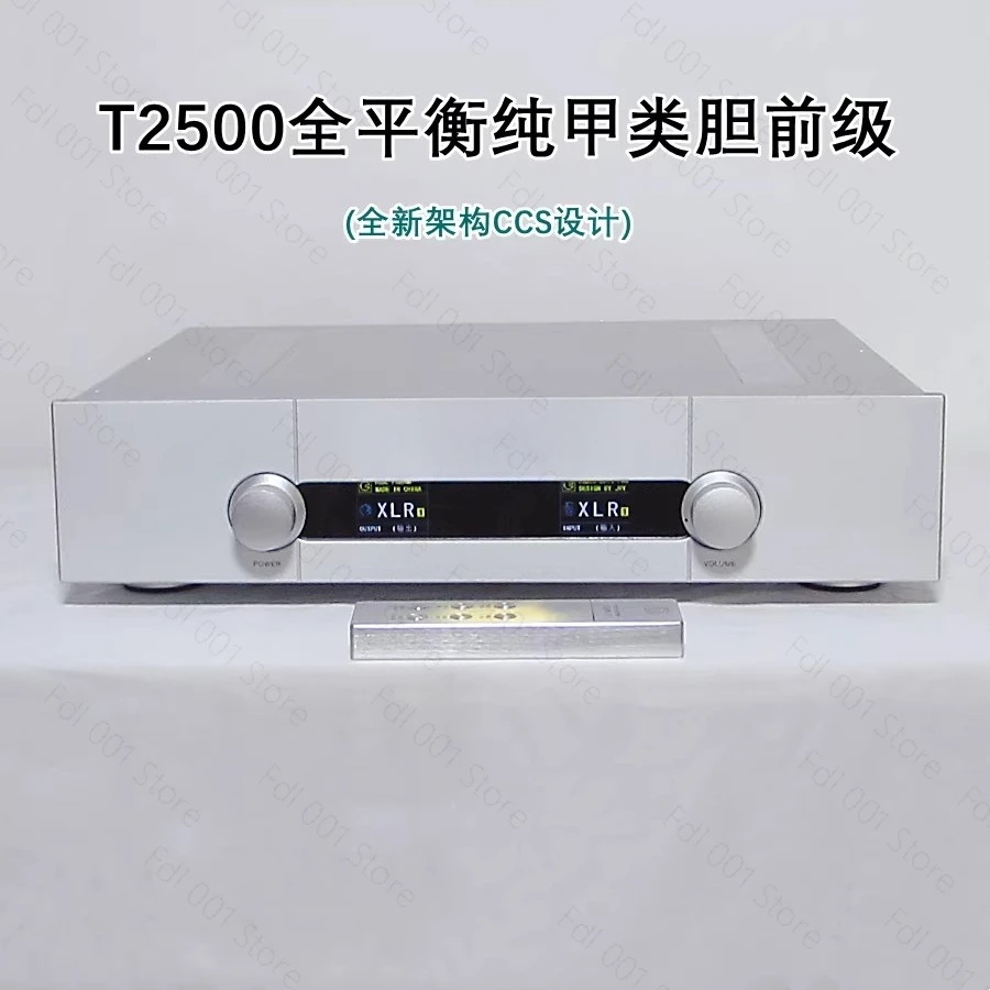 

HiFi Vacuum Tube Preamp T2500 Fully Balanced Remote Control High Fidelity Preamplifier