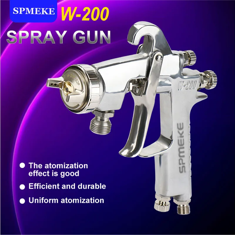 SPMEKE W-200 Spray Gun Paint Hand Manual Pistol Pneumatic Tools W-200 Industrial spraying tools