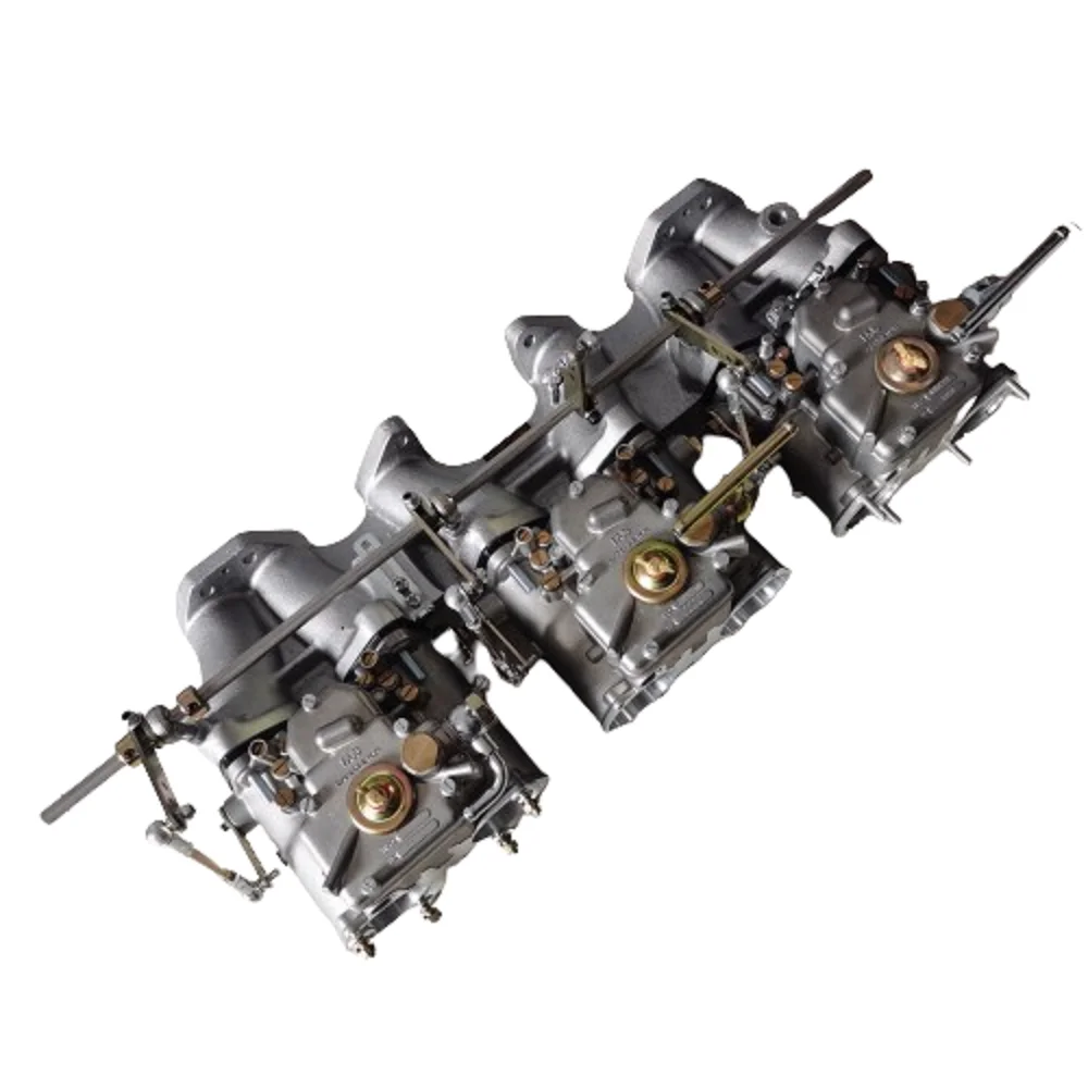 

FAJS NO CZ2-0-45-1-3 Three 45DCOE Carburetor Kit for In-line 6-cylinder Engine and Carburetor Top Rod Linkage Without Manifold