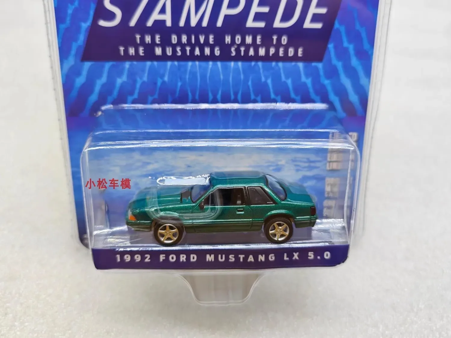 Ford Mustang LX 1992, modelo de coche de aleación de Metal fundido a presión, juguetes para colección de regalos, 1:64, 5,0