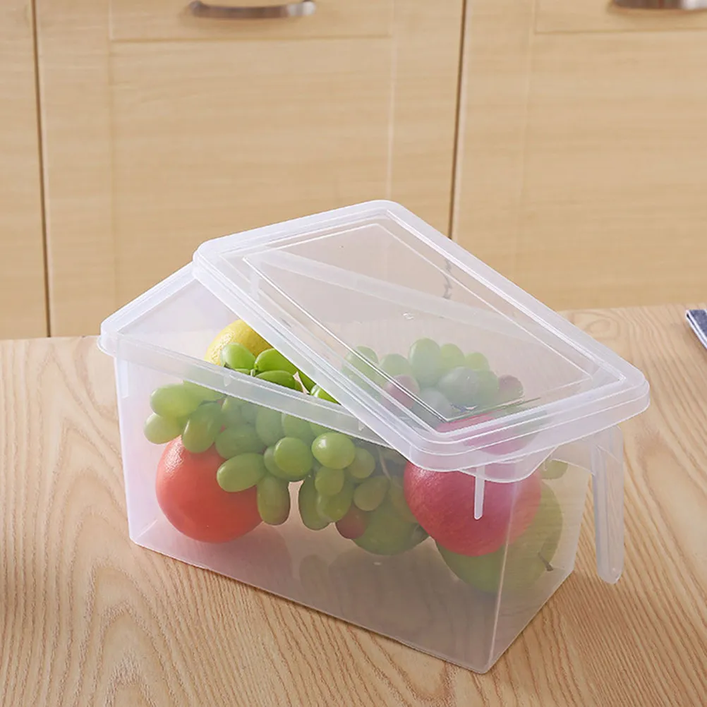 

Plastic Food Storage Box 5L Vacuum Sealed Transparent Cover Refrigerator Organizer Container for Kitchen Crisps Grains Dry