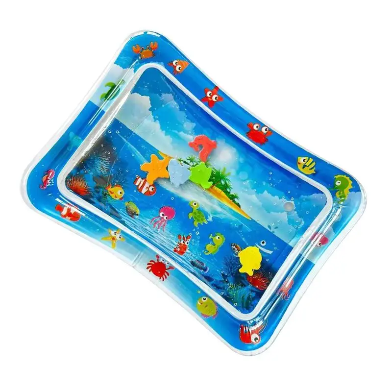 

Cat Water Bed Play Mat Dog Cooling Water Pad Toy Sensory Interactive Cat Toys for Outdoor Indoor Activity Exercise Enrichment