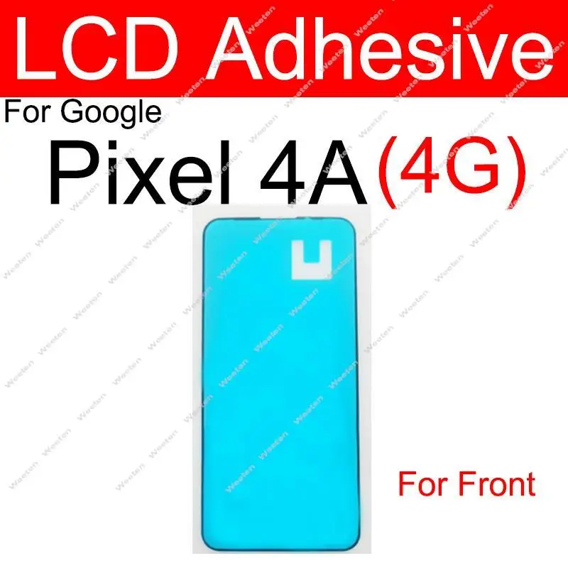 LCD + Back Adhesive For Google Pixel 4 4XL 4xl 4A 4G 5G Front Screen Adhesive Sticker Glue Rear Cover Adhesive Sticker Parts