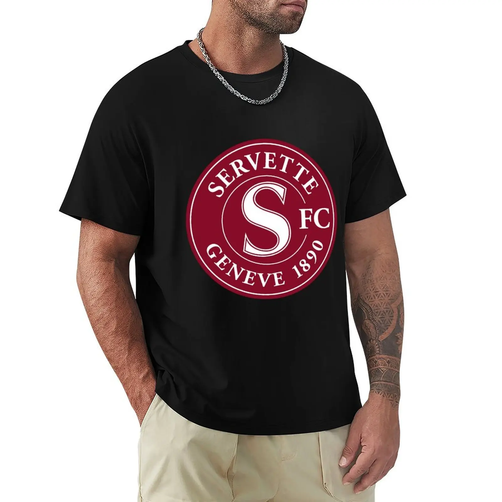 

Servette Geneve 1890 T-Shirt Christmas Casual Tee Shirt