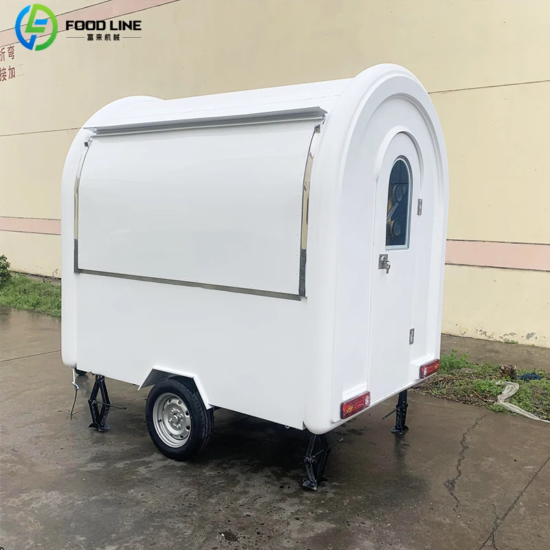 

Customized Retro Food Cart Trailer Trailer for Panama Food Cotton Candy Food Trailer