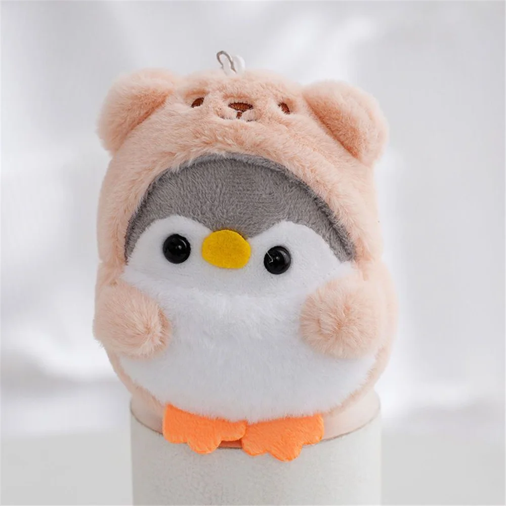 4Colors , 7CM Penguin Key Ring Doll , Plush Penguin Key Chain