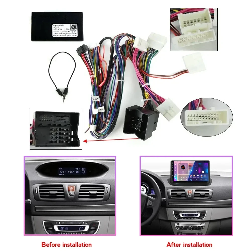 Car Android Android 13 For Renault Megane 3 Fluence Samsung SM3 2008 - 2014 Carplay No 2din DVD Android Auto 8 Core Bluetooth