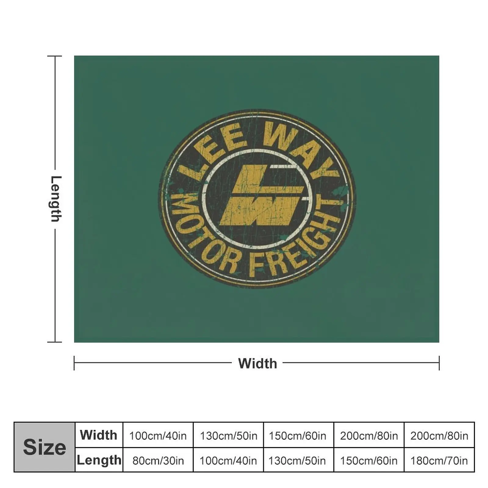 Lee Way Motor Freight 1934 Throw Blanket for winter Weighted Blankets