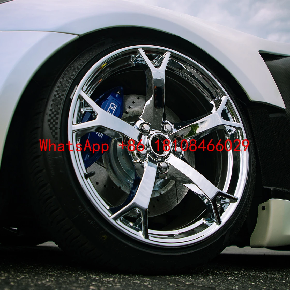 

One-Piece OEM Custom Forged Alloy Rims 18-24 Inch Silver Chrome