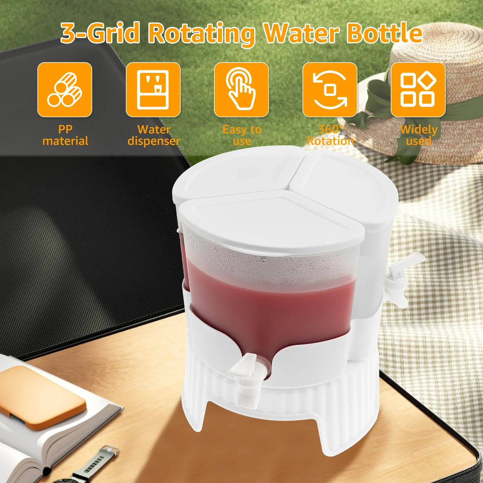 

Глечик для холодной воды 5,2 л, большой емкости, чайник с краном, диспенсер для напитков, холодильник, контейнер для сока, воды, кухонные принадлежности