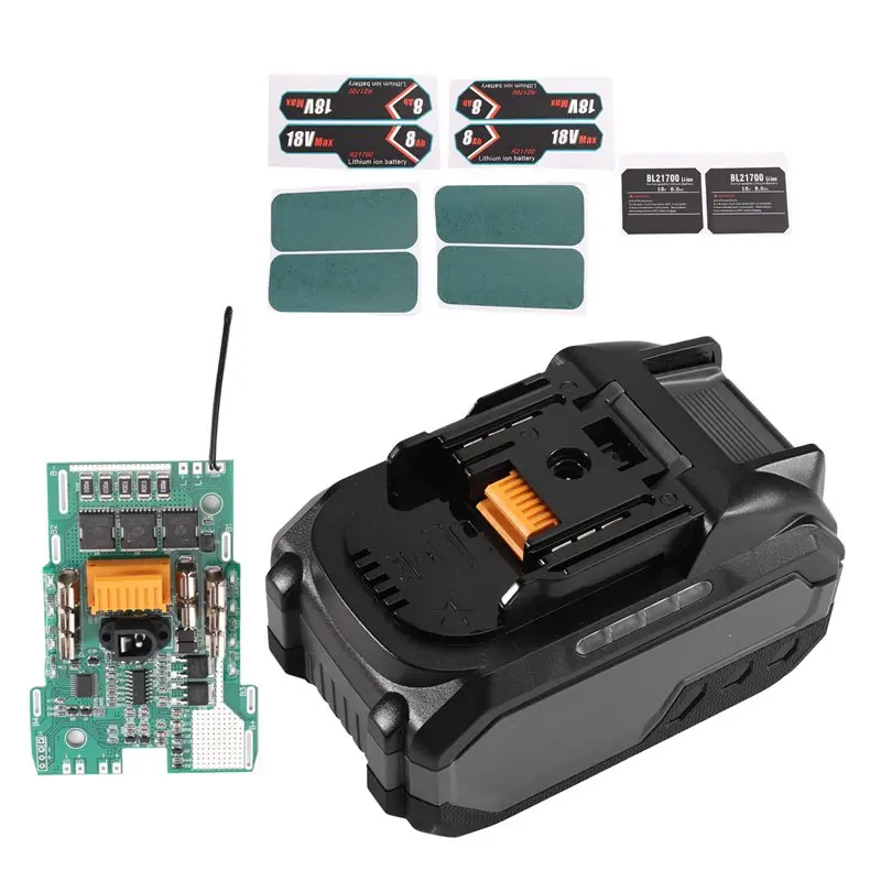 AAAN-For 10X21700 Battery Case Li- Battery Charging 3TOLL Fully Decoded Protection Board For Power Tools