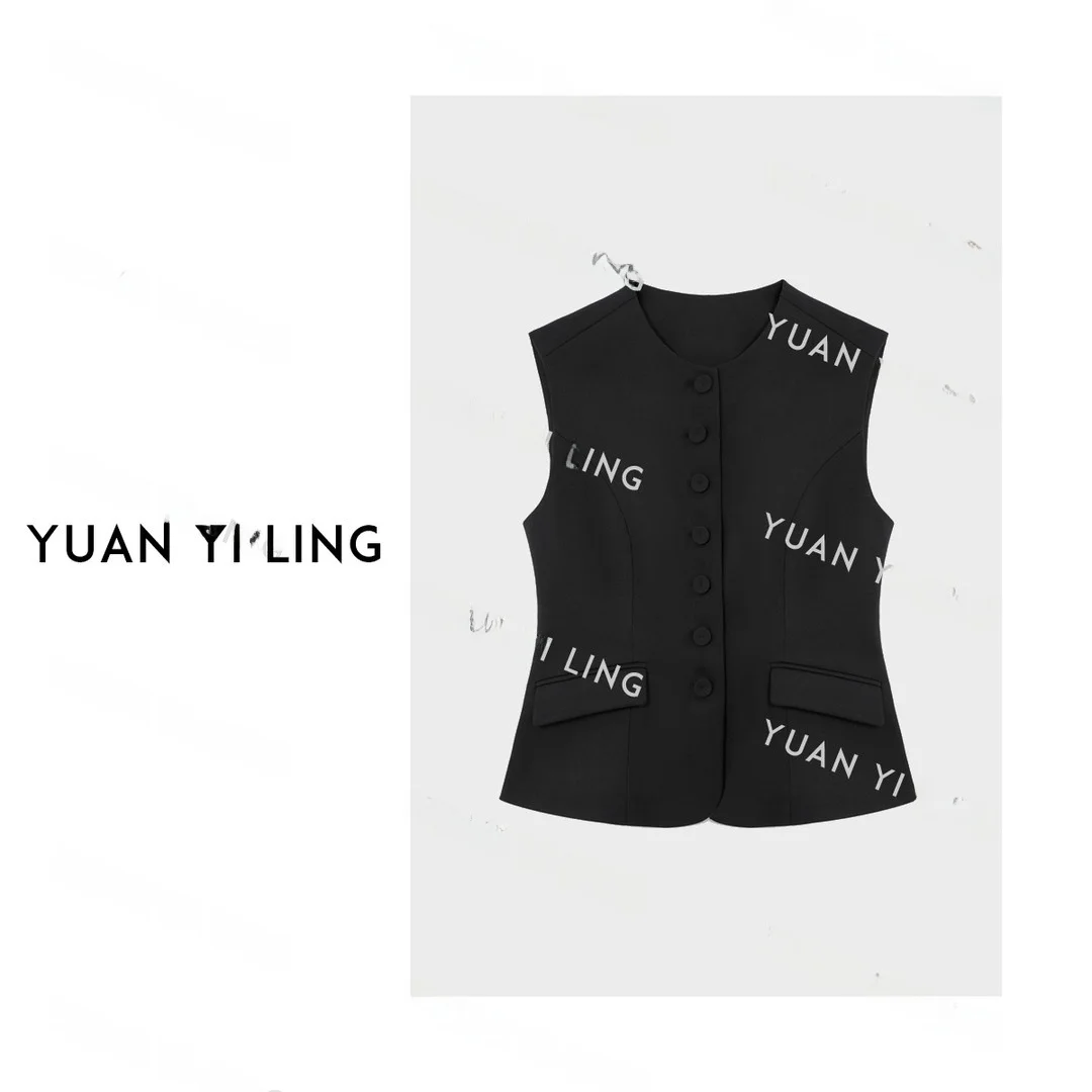 

Классический легкий женский жилет Yuan Ling Muller Bla round Ne Ele, весна 2026, модный