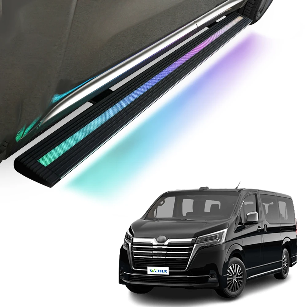 

2022 for Alphard Granvia & Chevrolet Sienna Auto Accessories Electric Power Long Panel Side Steps Running Boards Truck