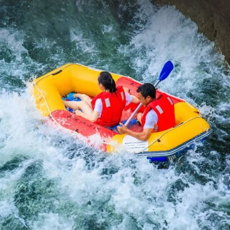 

Pvc Drift Boat Inflatable Raft Pvc Dinghy Whitewater Raft With Accessories For River Drifting Fishing And Water Sports
