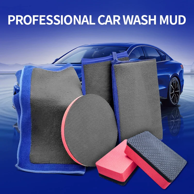 Car Wash Mud Towel Magic Clay Cloth For Car Detailing With Clay Magic Mud Gloves Washing Tool Accessories Removing Iron Power