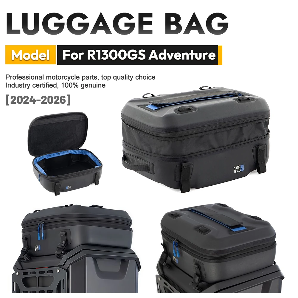 Fit for BMW R1300GS Adventure 2024-2026 MOUTONG Hard Shell Expandable ADV Travel Luggage Storage Bag