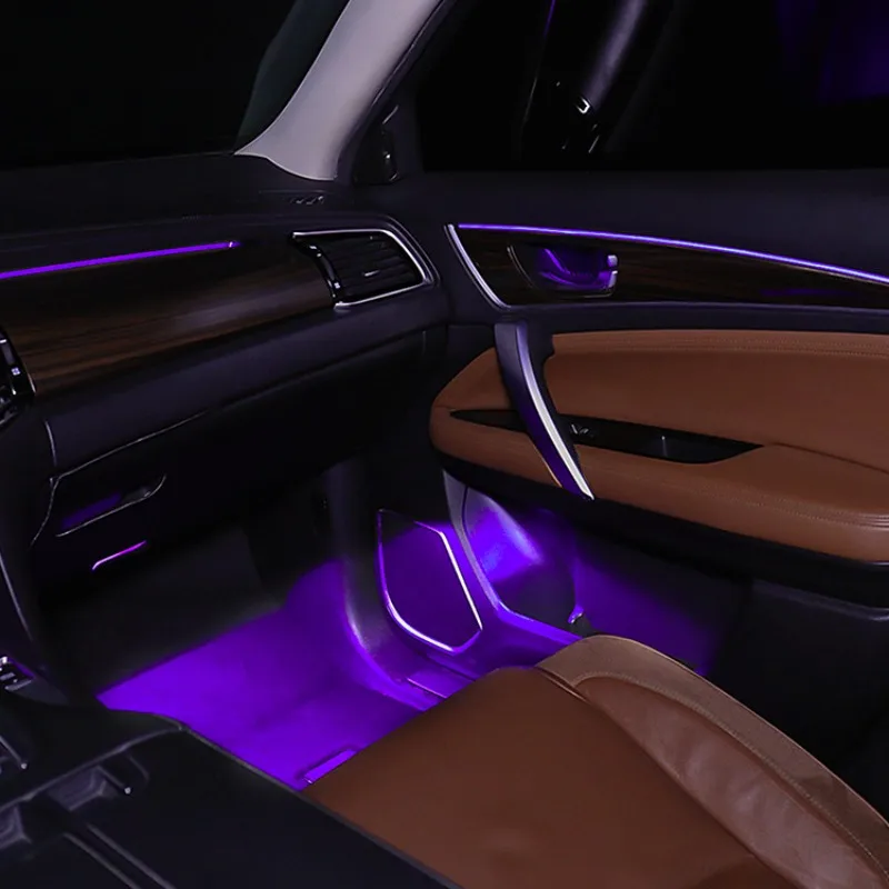 

Automotive general ambient light modified interior 18 lights 64 lights, model general LED light terms