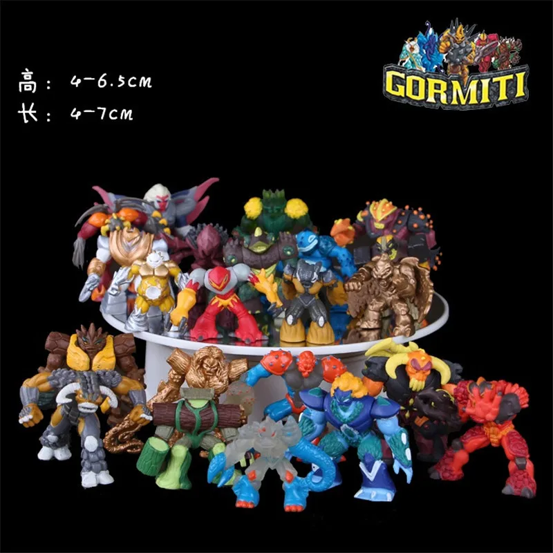 10~15pcs 5-7cm no repeat cartoon italy gormiti action figure Dolls PVC collection the lords of nature model toy