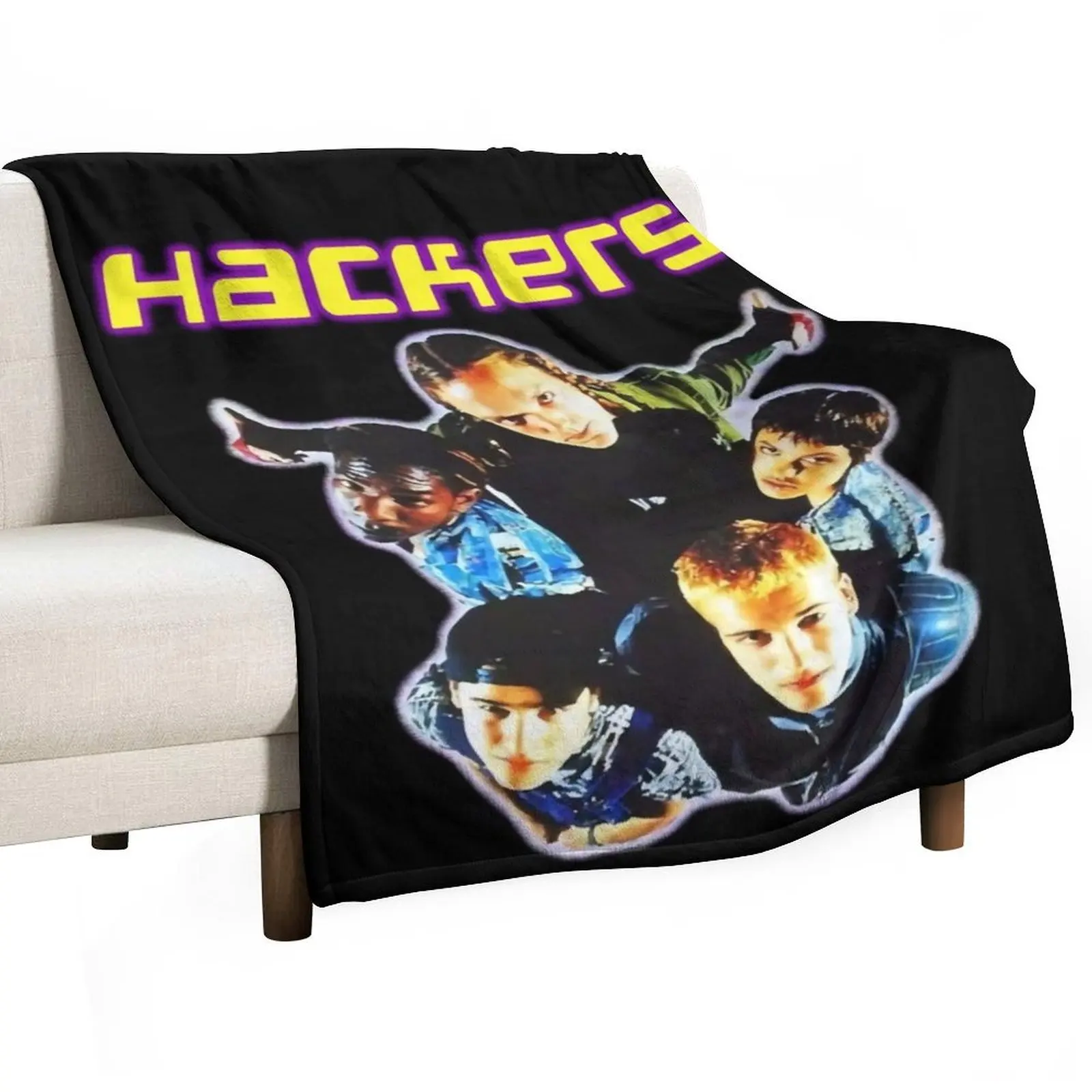 Hackers Throw Blanket Kid'S for winter Shaggy Luxury St Summer Sofa Quilt Blankets