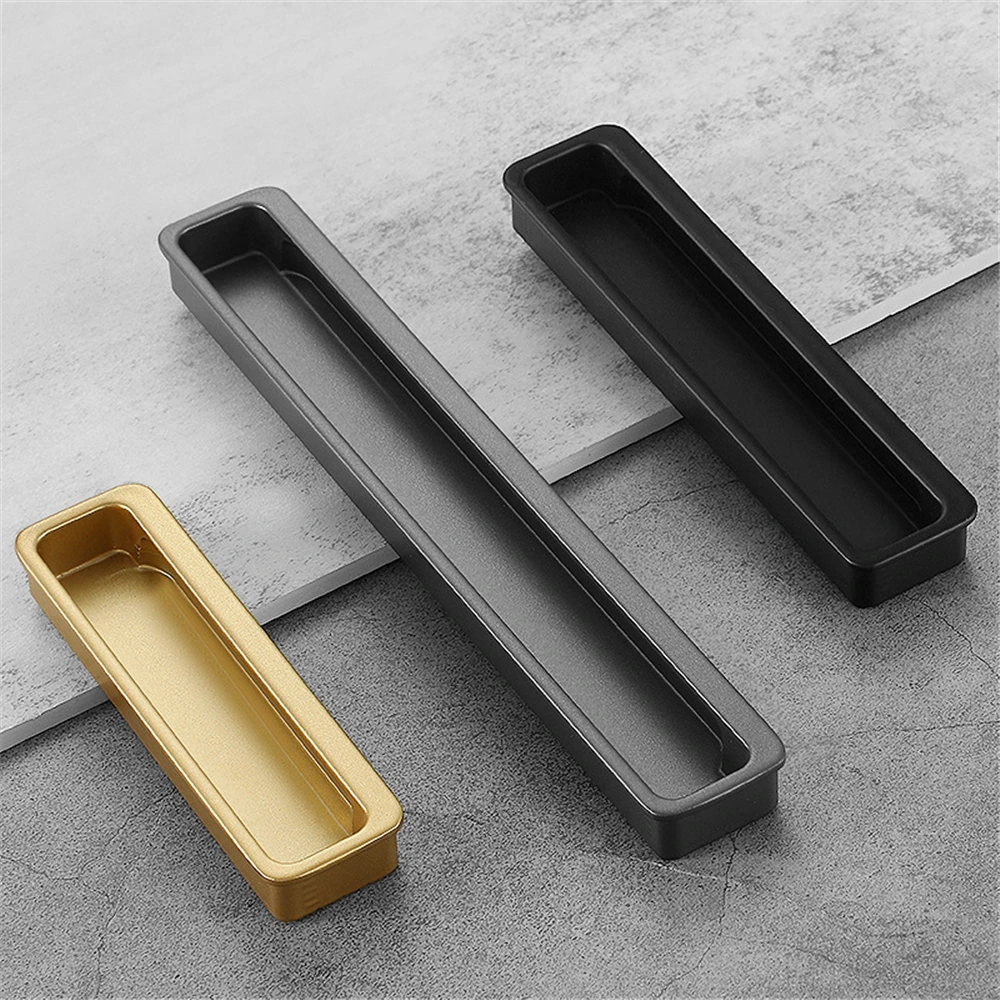 Modern Style Slotting Sliding  - Drawer Pull Gold recension och pris
