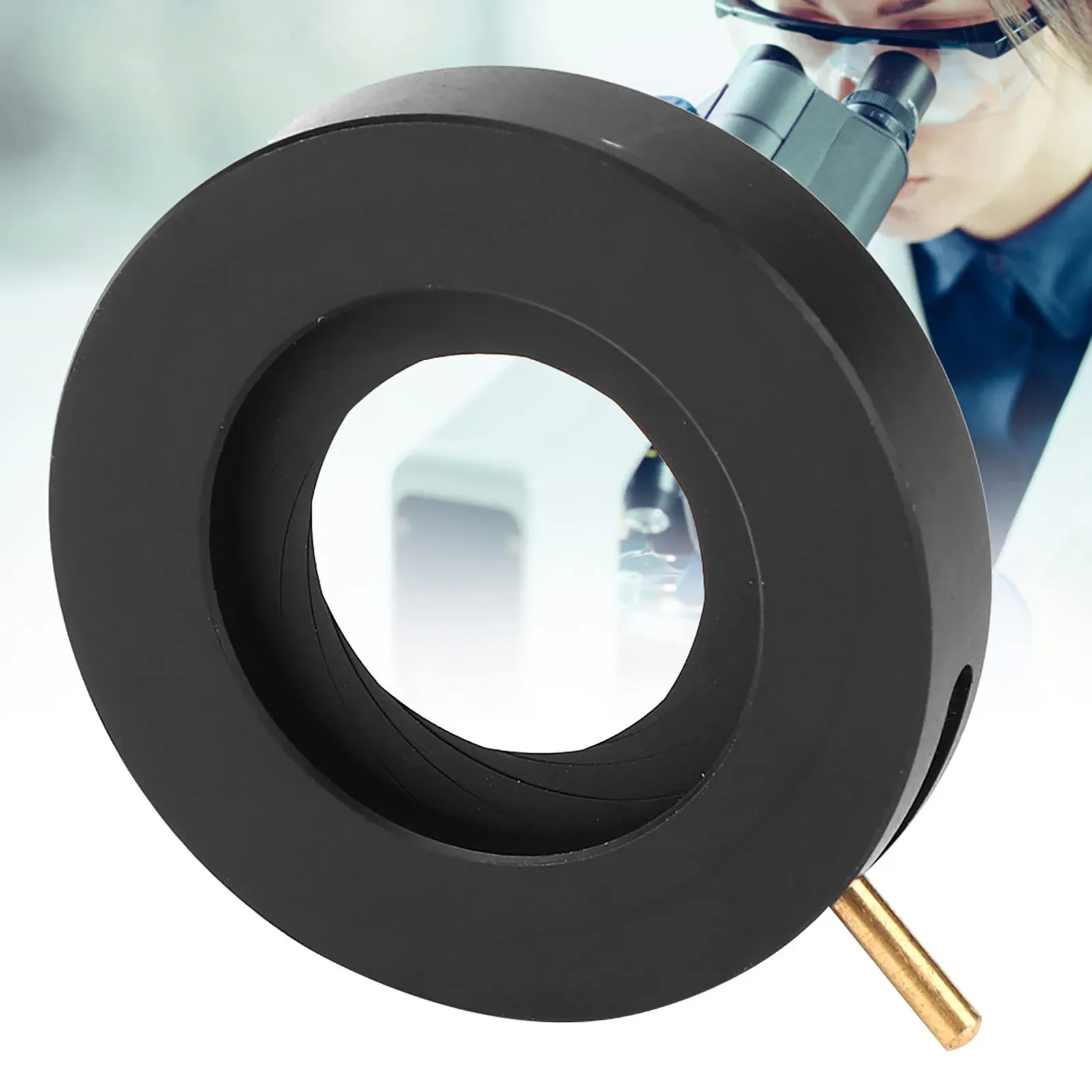 

Microscope Iris Adapter Aperture Adjustable Lens Optical Diaphragm for MicroscopeSK23