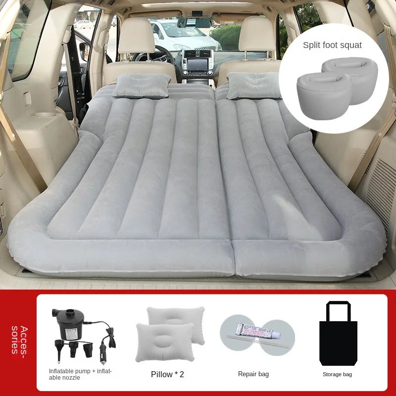 Car Inflatable Sofa Air Inflatable Travel Mattress Universal For Back Seat Multi Functional Sofa Pillow Outdoor Camping Mat Bed