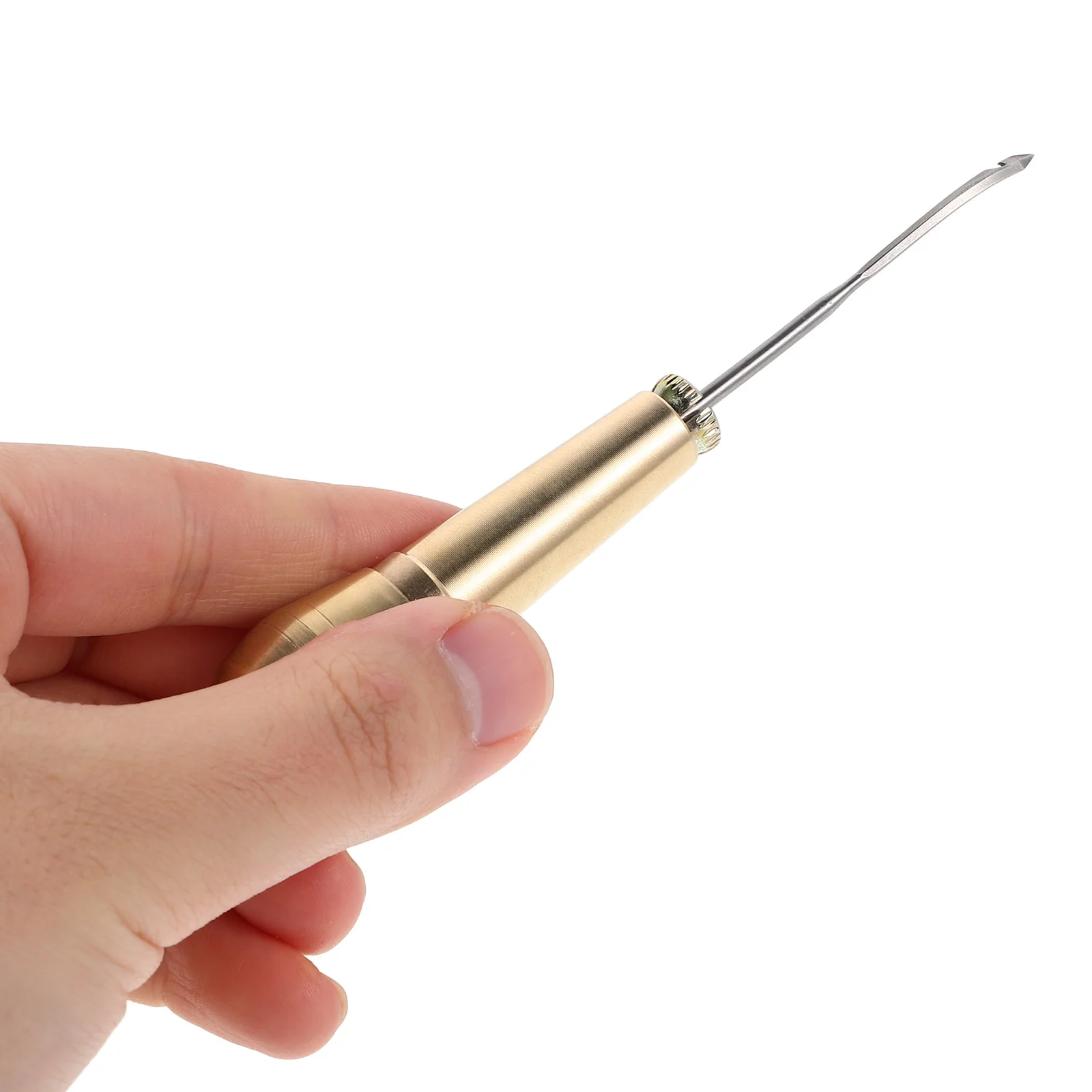 

1Set Copper Handle Shoe Repair Awl Sewing Tool for Sewing Hand Stitchers Awl Needle DIY Shoe Fixing Tool