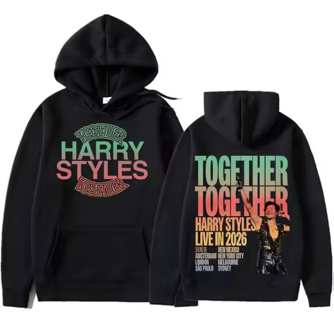 Singer Harry Styles Fashion Tour Kiss All The Time Disco Occasionally Hoodies Mens Womens Casual Pullovers Aesthetic Sweatshirts