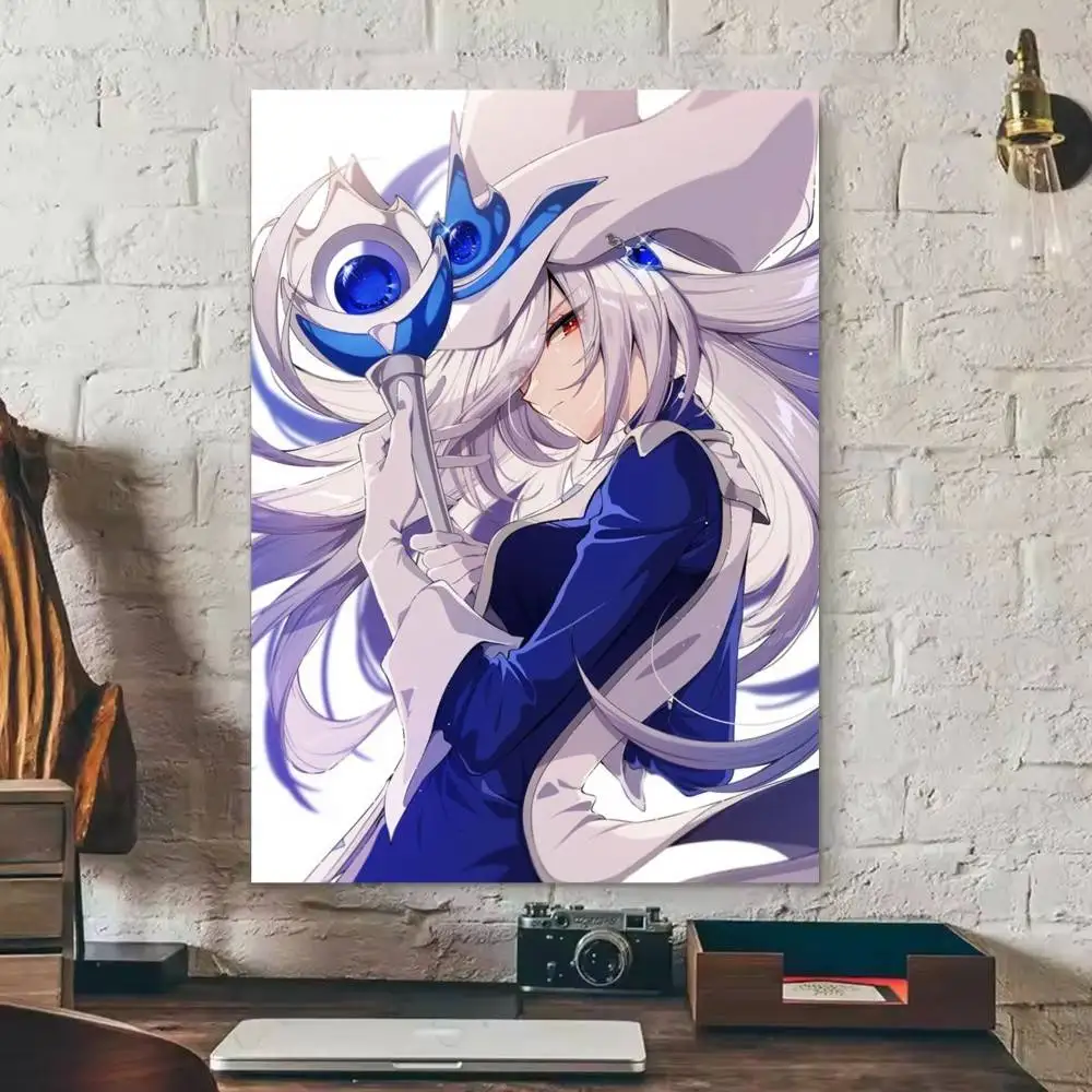Silent Magician Yu-Gi-Oh! Duel Monsters  Anime Character Poster HD Print Wall Art Home Decor
