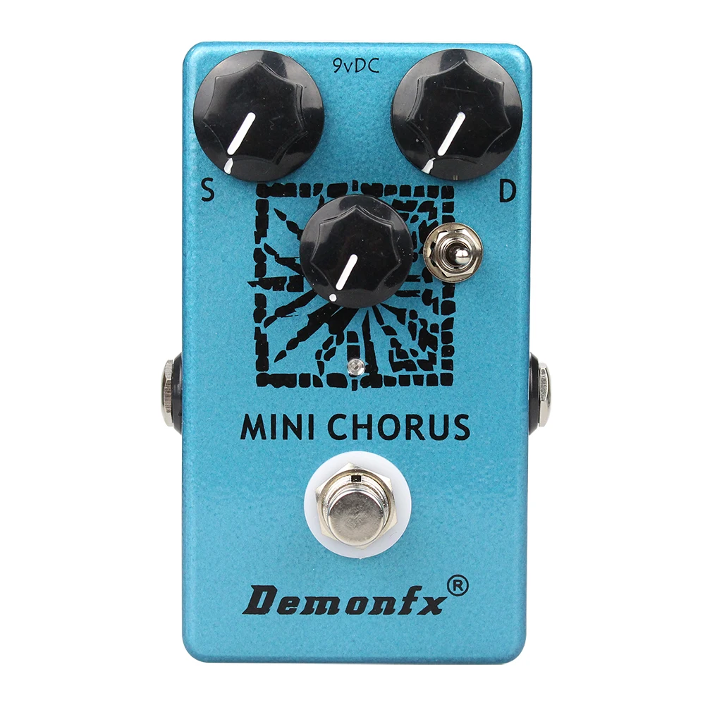 Demonfx-Pedal de efecto de guitarra Overdrive /Chorus, TS9 y TS808 V2.0 TS RED II V2.0, versión mejorada, alta calidad