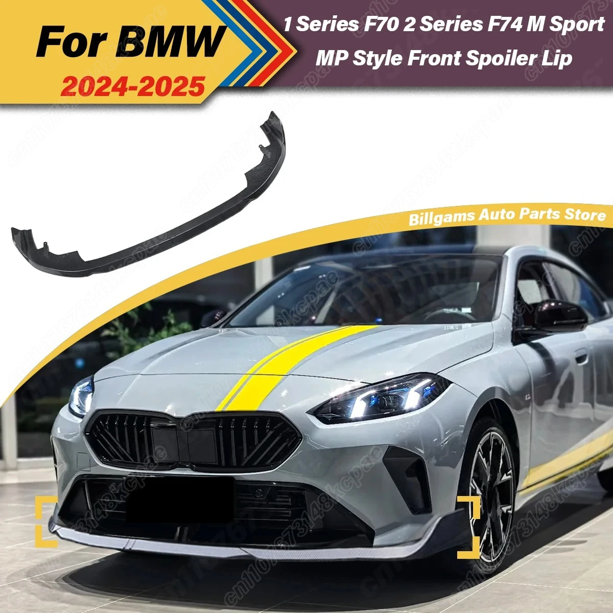 

For BMW 1 Series F70 2 Series F74 M Sport 2024 2025 Mp Style Automobile Front Bumper Spoiler Lip Splitter Decorative Accessories