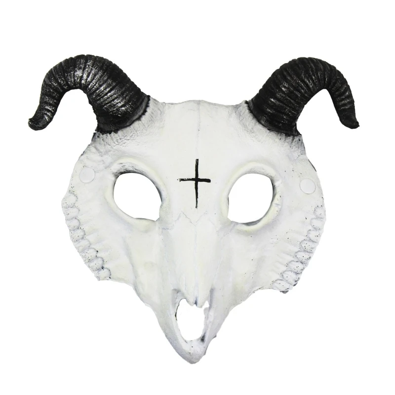 Halloween PU foam Face Mask Devil mask cosplay Goat mask sheep masks Horror scary props image 4