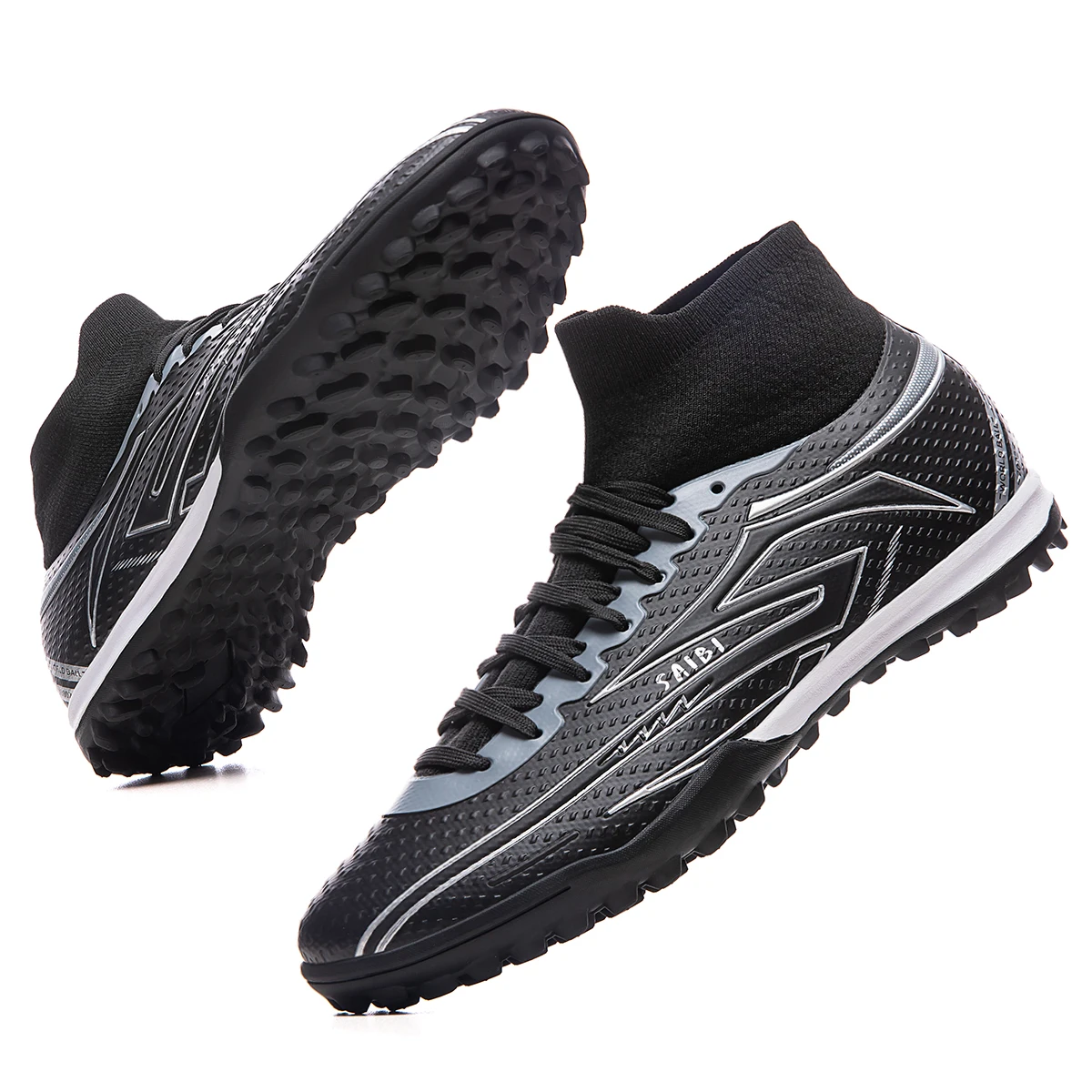 

Высокие футбольные бутсы премиум-класса в стиле унисекс, доступны с длинными или короткими шпильками (TF и FG), доступны в 4 цветах. кроссовки