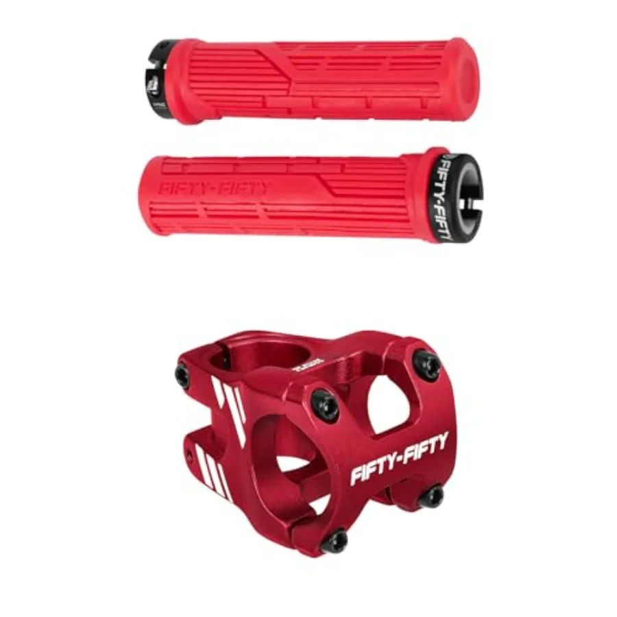 

Mountain Bike Grips Single Lock-on MTB Handlerbar Grips Soft and Comfortable Non-Slip Locking Bicycle Grips Mountain Bike Stem