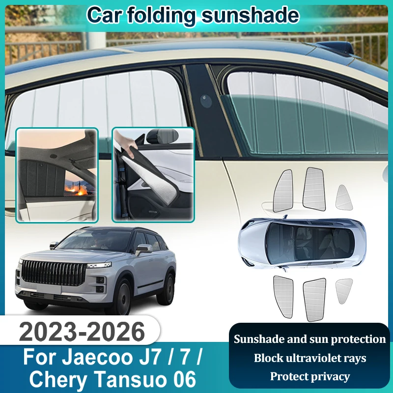 

Car Sun Shades For Jaecoo J7 Body Kit 7 Chery Tansuo 06 2023 2024 2025 2026 Side Window Cover Sun Visor Sunshade Car Accessories