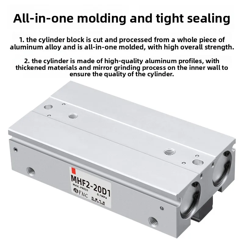 Thin Air Claw Slide Table Finger Cylinder Guide Rail Parallel Gripper