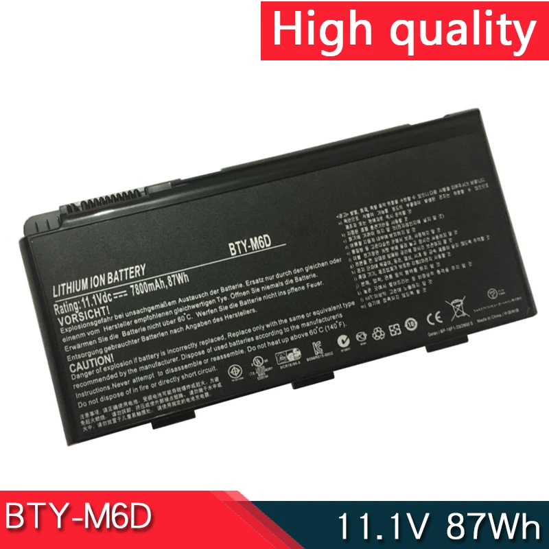 BTY-M6D аккумулятор для MSI E6603 GT60 GT660 GT660R G660R G663R GT663 GT663R GT670 GT680 GT680DXS GT680DXR GT680R GT683