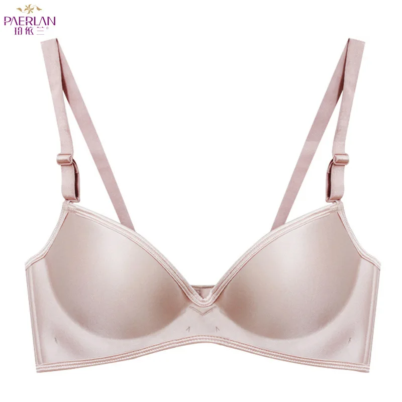 Paerlan Smooth Bra New Adjustable Bra Thick Cup Bra Sexy Underwear Women Push up Bra Push up