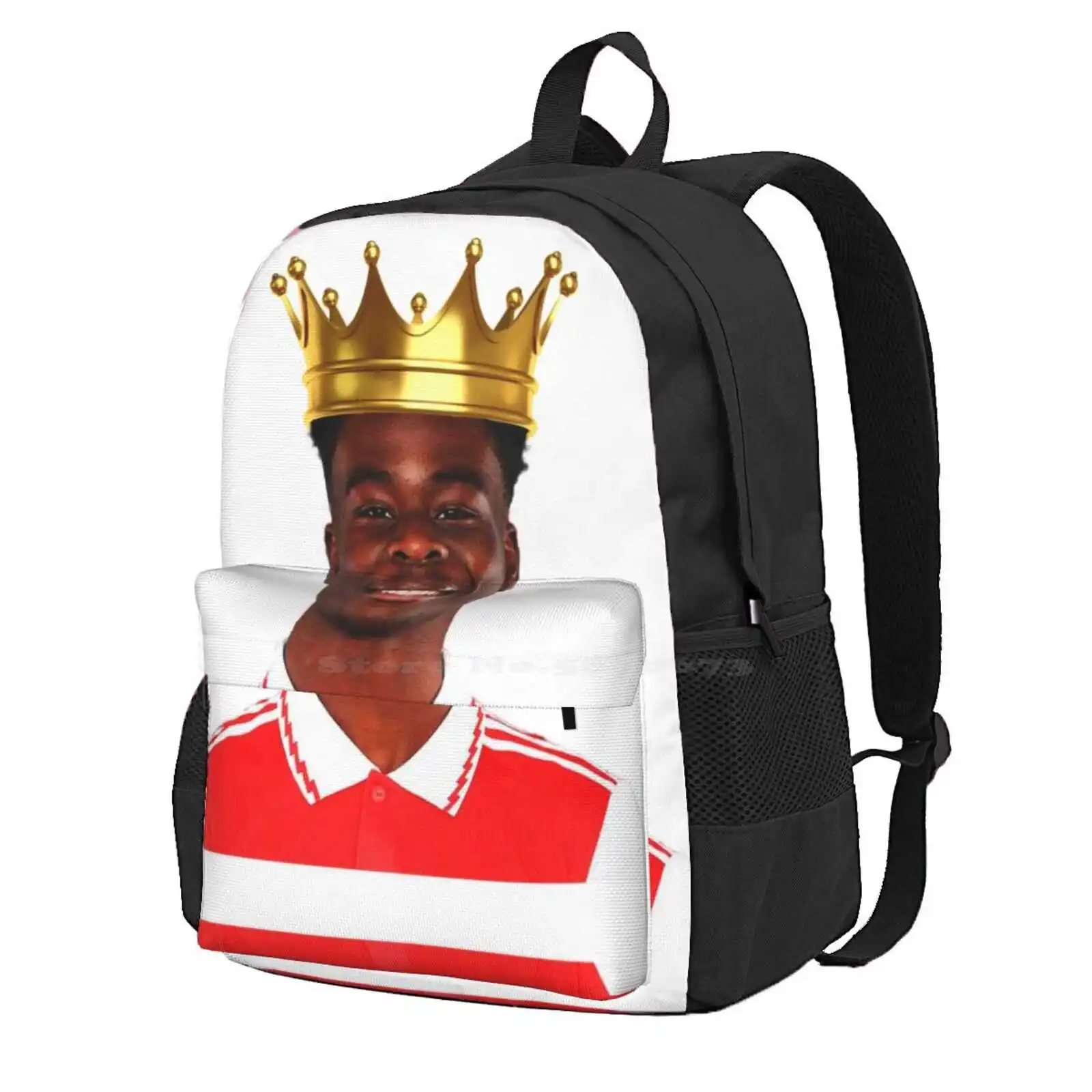 King Bukayo Saka Hot Sale Schoolbag Backpack Fashion Bags Bukayo Saka Bs7 Afc Hale End Football Soccer Gunners Gooners England