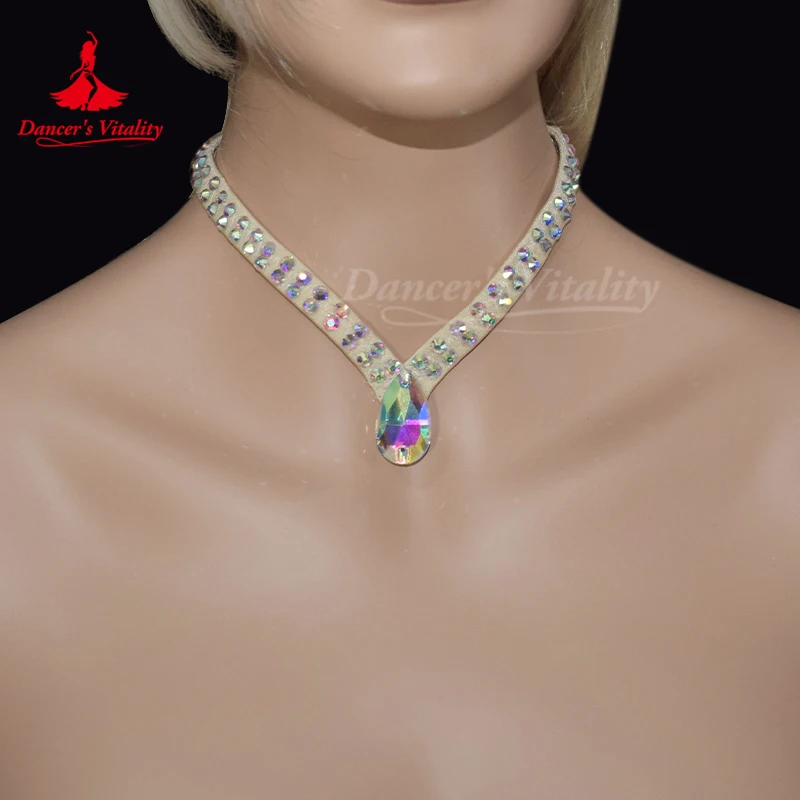 Belly Dance Performance Necklace for Women Customization Senior Luxury Rhinestones Accessories Oriental Modern Dancing Ornament