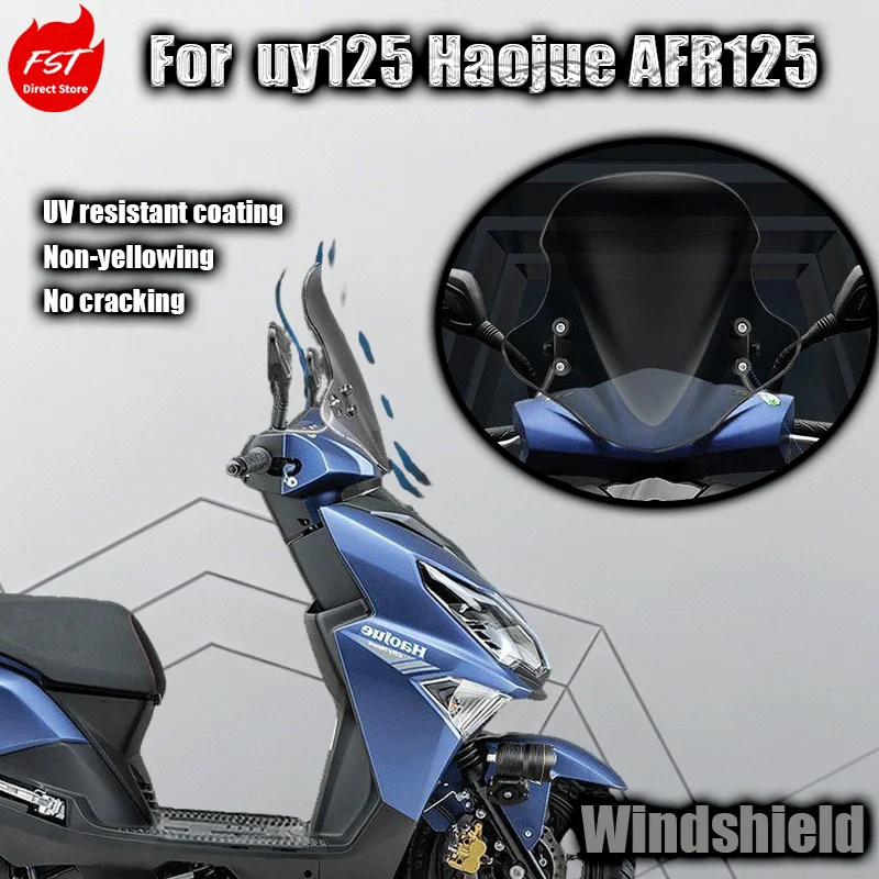 

For uy125 Haojue AFR125 windshield motorcycle front windshield panel universal electric motorcycle
