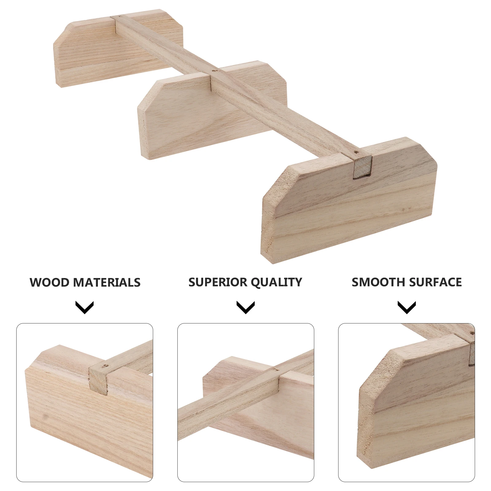 

1pc Wooden Chicken Roosting Bar Bird Stand Perch for Chickens Wood Pigeon Roost Brooder Supplies Training Play Rack Ladder Birds
