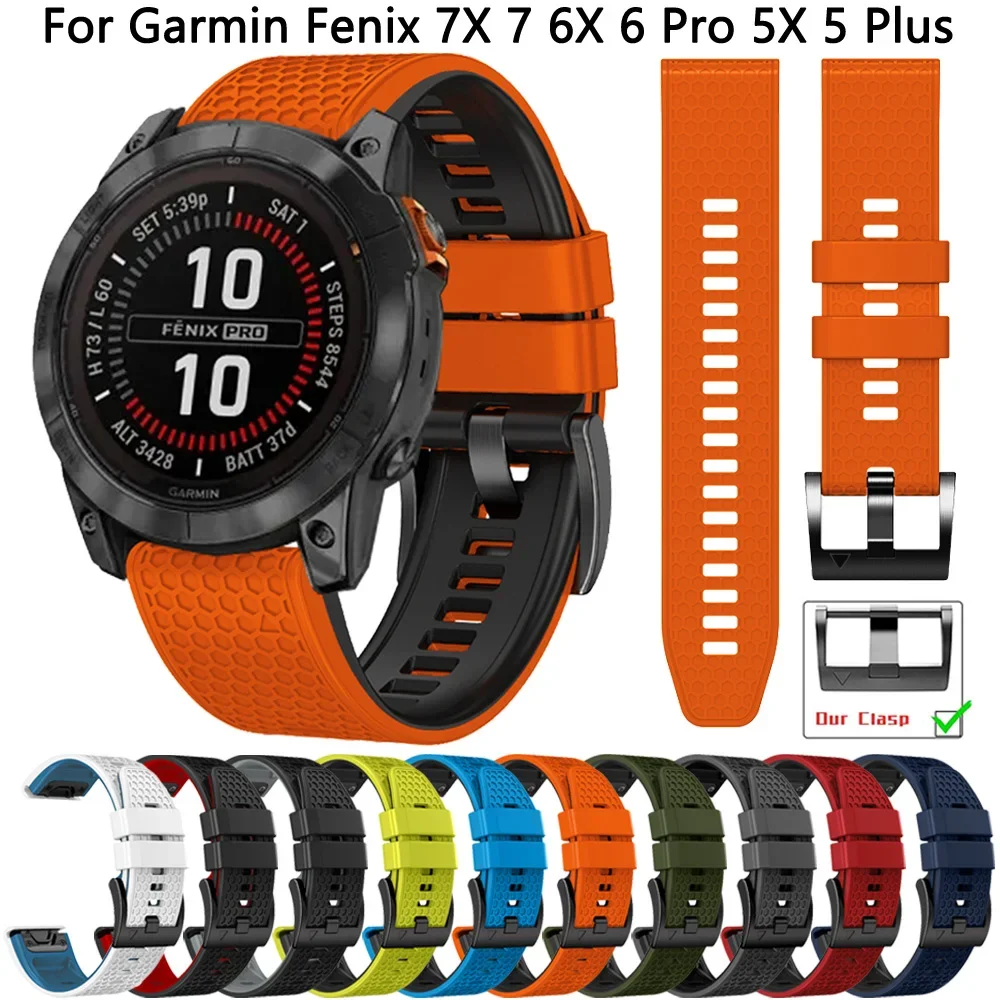 

For Garmin Fenix 7X 7 6X 6 Pro 5X 5 Strap 955 Epix Pro Gen 2 47mm 51mm Tactix Bravo MK2 Smart Watch Band 26mm 22mm Bracelet Belt