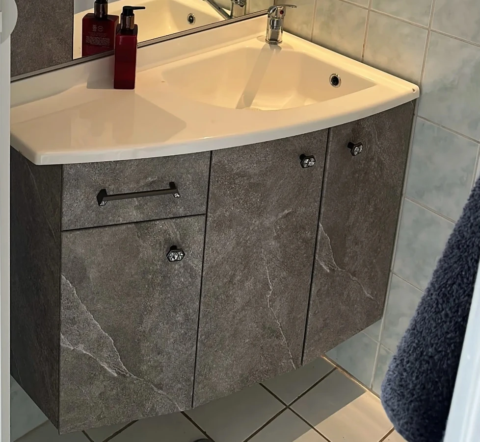 

59cm PVC Waterproof Wall Stickers Self Adhesive Wallpaper for Living Room Bedroom Home Decor Thick Gray Anti Slip Floor Stickers