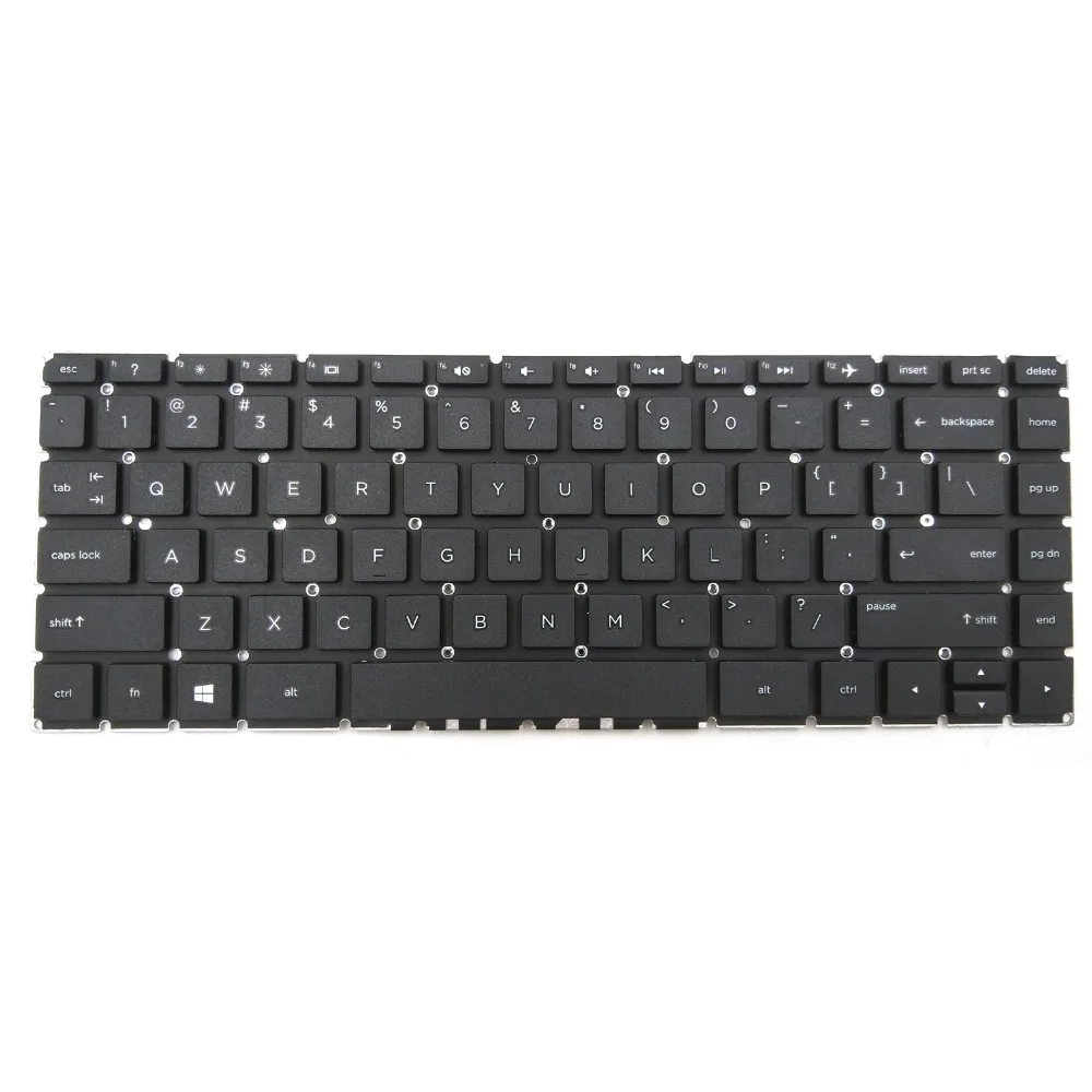 New Laptop Keyboard for HP Pavilion 14-AB 14-AB000 14-AB057CA 14-AB100 14-AB154CA 14-AB166US 14-AB167US US Black Without Frame