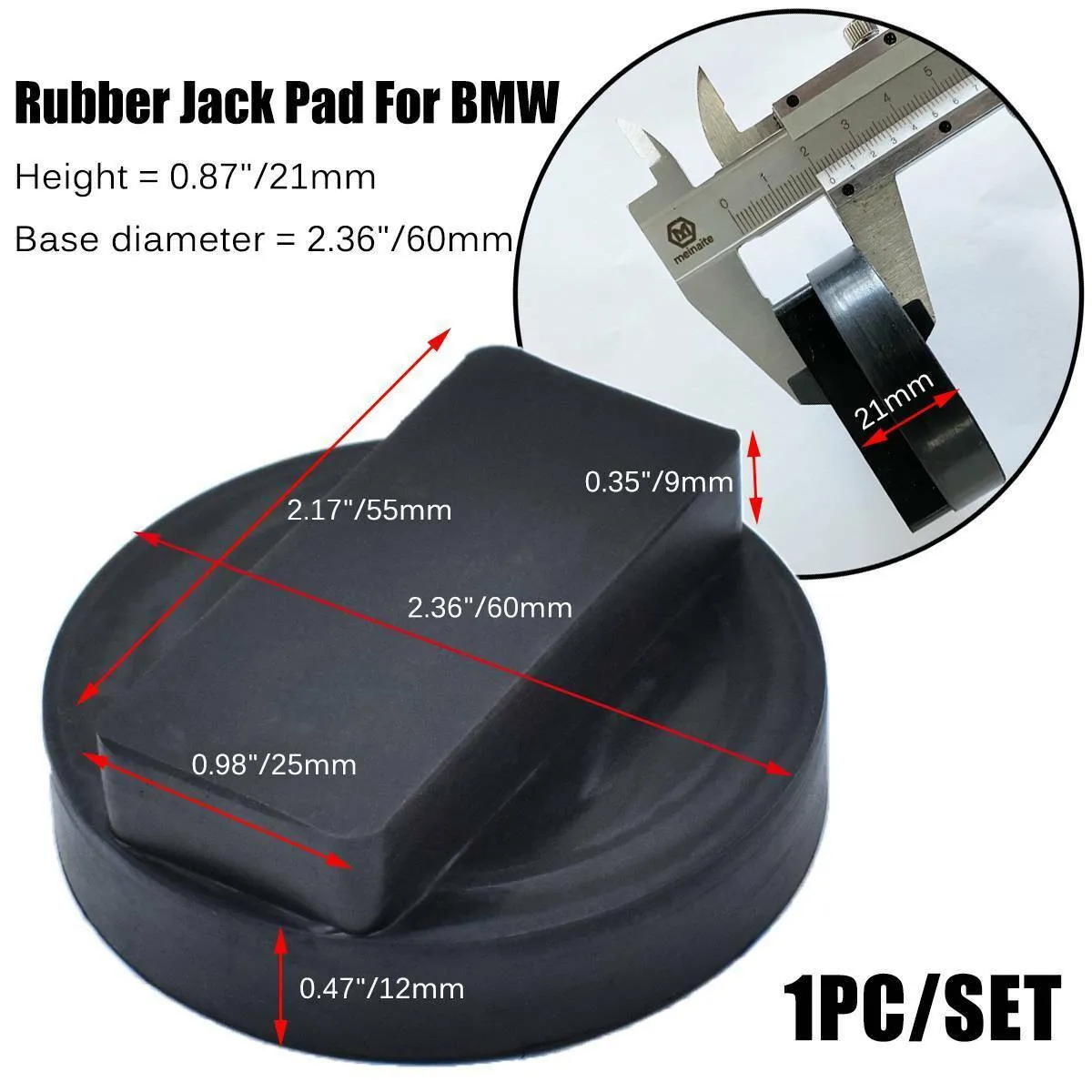 1pc Universal Rubber Car Lift Jacking  Pad Lift Protector Adaptor FOR BMW E46 E90 E91 E92 X1 X3 X6 Z4 Z8