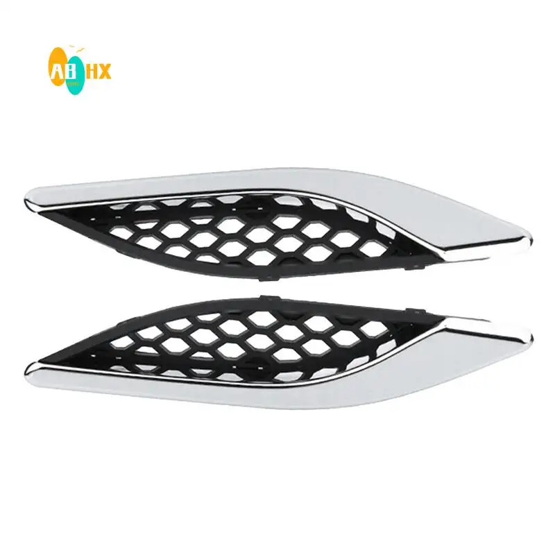 

ABHX-1Pair Exhaust Vents Wing Chrome Strip 670029940 670029939 Parts For Maserati Ghibli 2014-2020 Car Fender Air Outlet Trim Co
